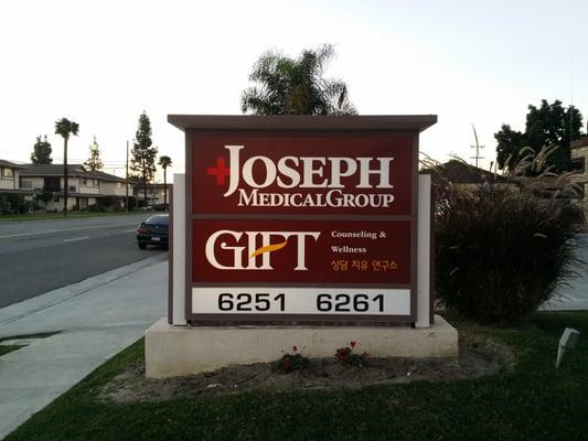 The Joseph Medical Group sign.