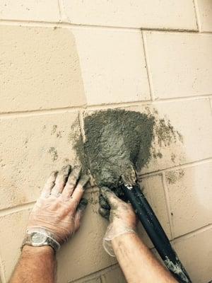 Rats have been known to chew through silicon & other similar sealing products, so we cemented the hole shut. Try getting through that now!