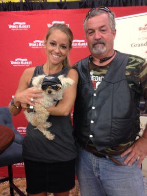 Nicole Curtis from The DIY Network "Rehab Addict", me and my dog