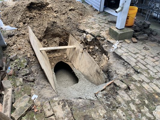 Concrete fill for Tank abandonment in place