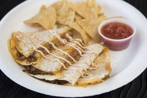 Drunken Vaquero Quesadilla