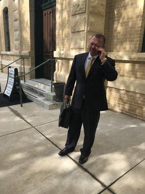 Ken Bigham Jr. at court