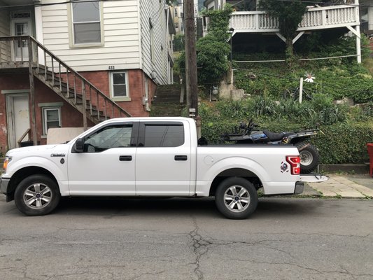 Just a human and their truck.Amazon started in a garage.I'm starting were ever you need.