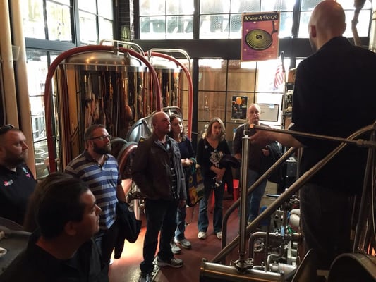 Touring Birreria Brewery