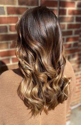 Balayage highlights