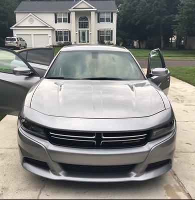 Back Home, The 2017 Dodge Charger looking Brand New again after Dean's Magic!!! 5 Stars!!