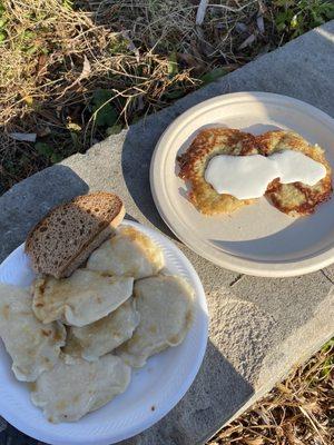 varenyky and potato pilatsky