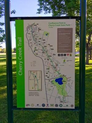 Creekside Park is right on the Trail