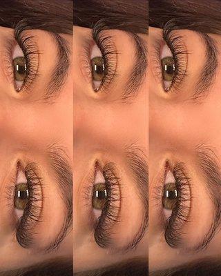 Light wispy set of lashes