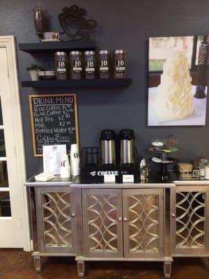 The coffee bar