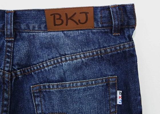 Custom made and trademarked BKJ Jeans