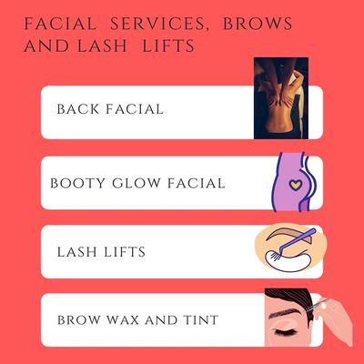 Services provided by On The Glow Skincare Studio