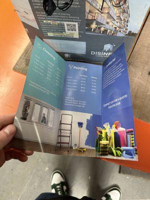 Trifold brochure