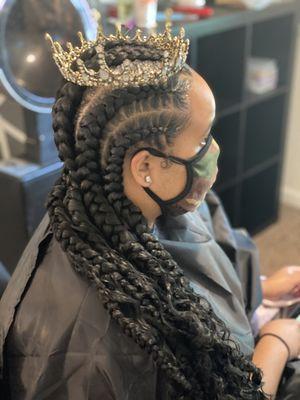 Boho Large Feed-In Braids