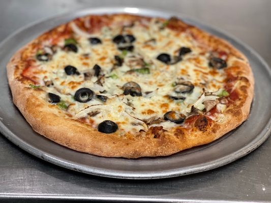 Veggie lovers pizza 10"