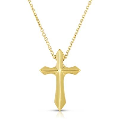 14k gold cross