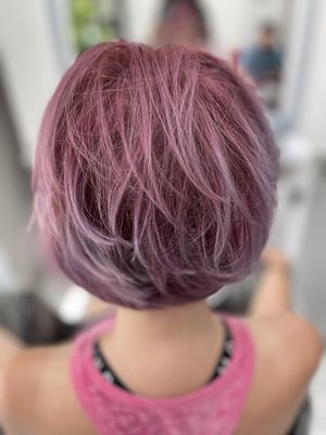 Purple Vibes & Short Bob for the summer