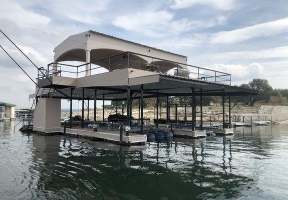 Custom floating with huge upper deck