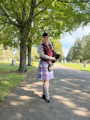 Bagpiper in Knoxville, TN