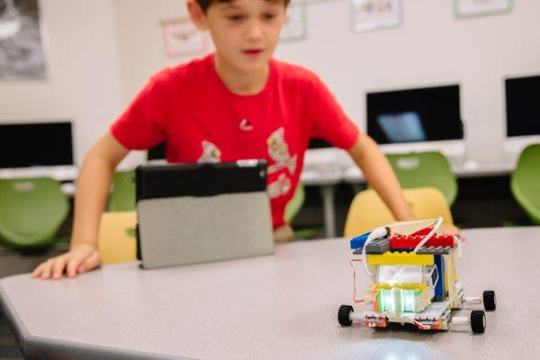 Wilson students are introduced to coding in second grade as a way to teach critical thinking skills.