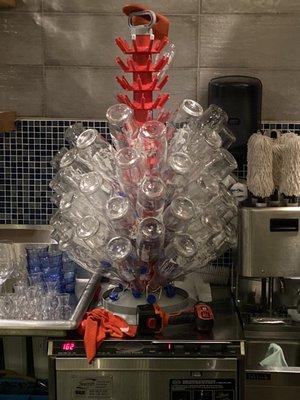 Zee growler drying rack