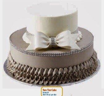 This is what the cake was supposed to look like.  The bottom is a silver/gray color.