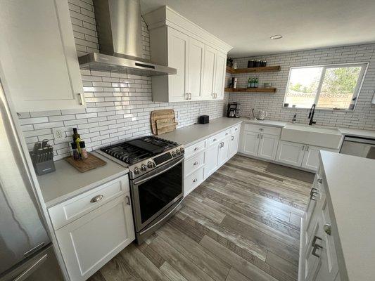 My Kitchen after it was freshly cleaned and tidied up by A Clean Sweep Solution!