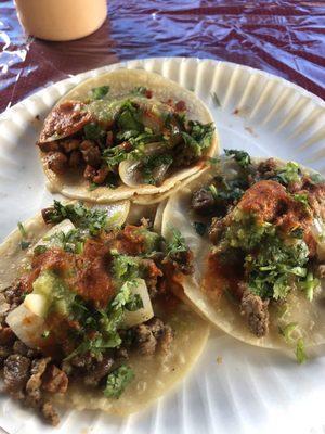 Tacos  adosada y adobada