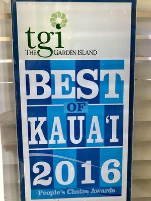 Kauai Dreams Realty Best of Kauai 2016!