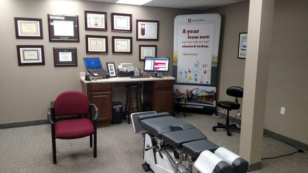 Treatment Room at Perkins Family Wellness