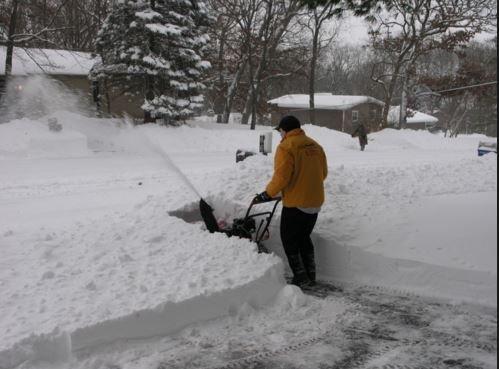 Residential snow removal in Provo, Utah