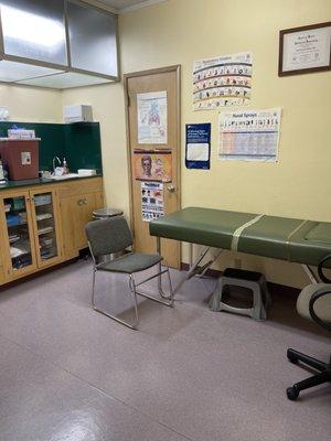 One of the exam rooms