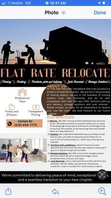 Flat Rate Relocate