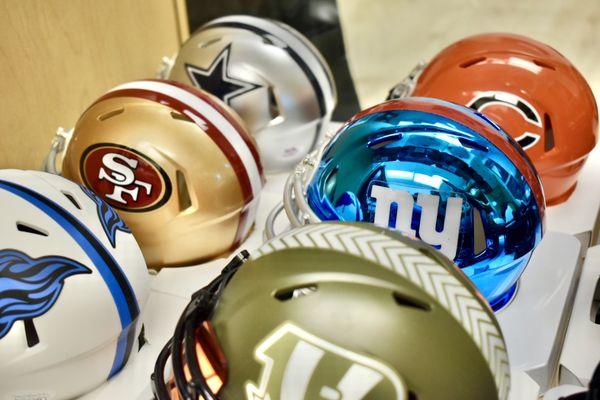 Autographed Mini Helmets