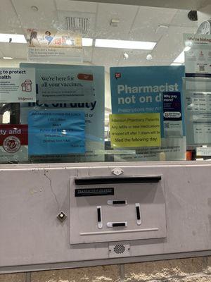 Had the pharmacy lady out this up in front of my face while making eye contact with me, after waiting in line for 20 mins.