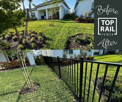 Top Rail Fence West Palm Beach