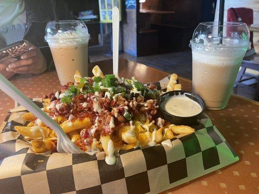 Loaded Fries / Frozen Granita