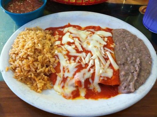 Mexican Enchilada Plate