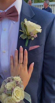 Corsage and Boutonnière