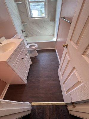 Picture of bathroom after renovation