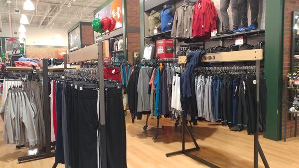 Exercise clothes at Dick's