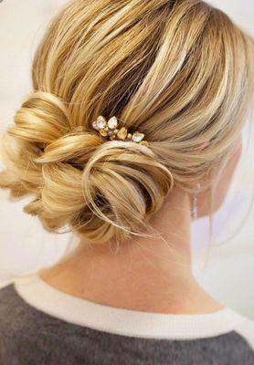 Bridal updo