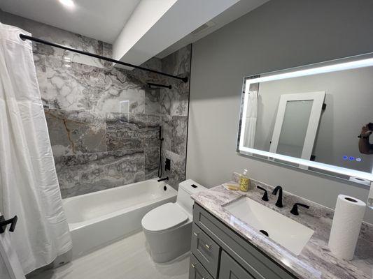 Another beautiful new bathroom remodel