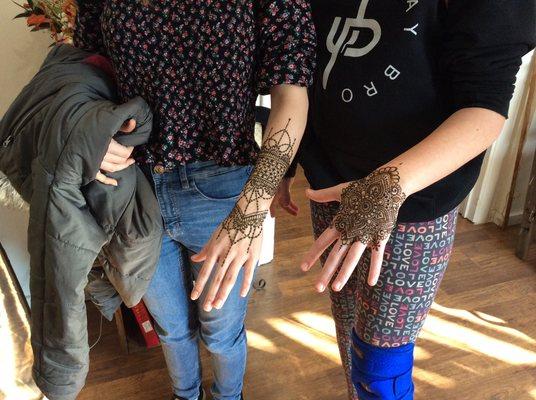 organic henna design