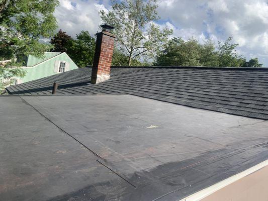 A look at this new flat roof