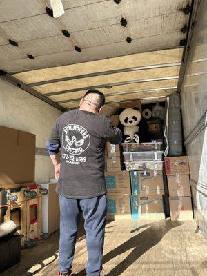 ACM Movers getting it done! Even Panda was impressed.