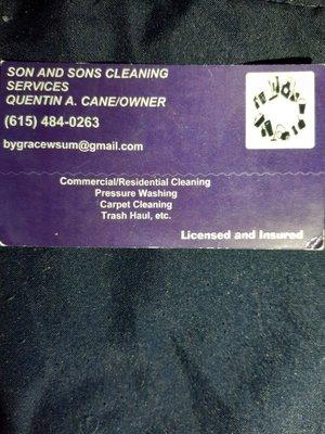 Commercial and Residential Cleaning etc.