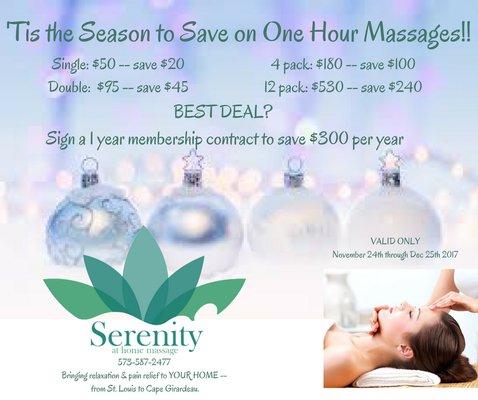 Serenity At Home Massage