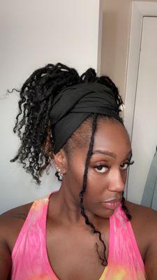 Handmade locs/Loc install