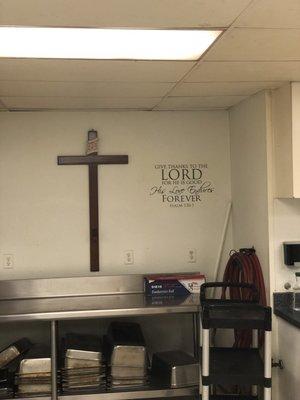 Scripture in the kitchen!